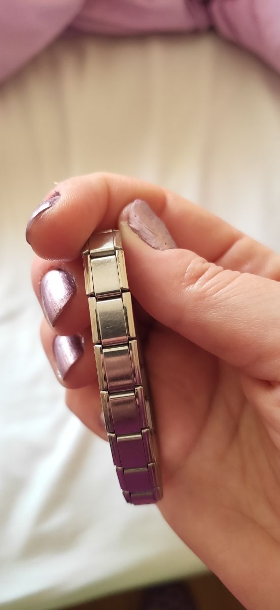 pulsera de plata grabada Viky