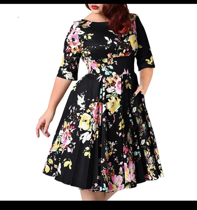 vestido talla grande