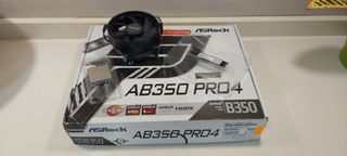 Placa Base AsRock AB350 Pro4, Ryzen 5 1400, M2 128