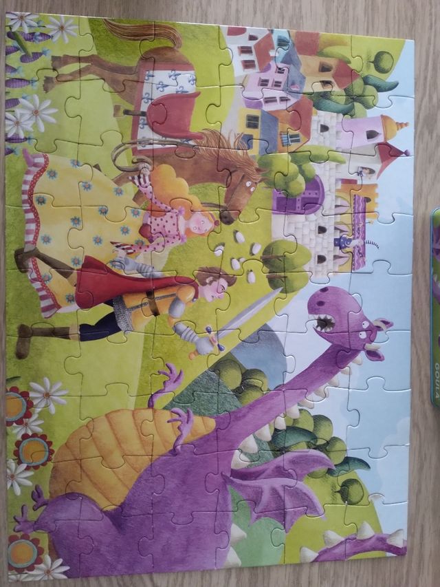 Puzzle Sant Jordi. Goula