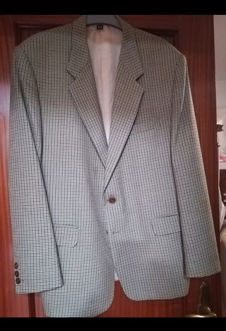 Chaqueta de hombre cuadros