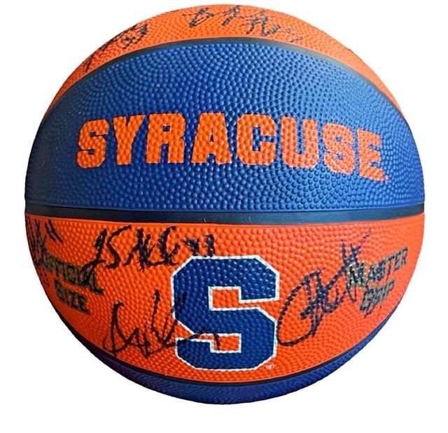 Equipo de la NCAA de Syracuse firmó pelota 2009/10 COA EE.UU.