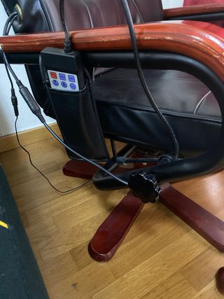 Sillon masaje por vibración con opción de calor
