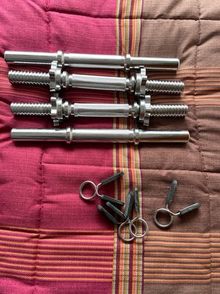 Set mancuernas con enganches