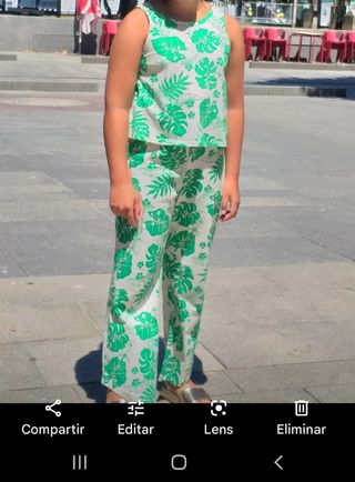 Conjunto top pantalon