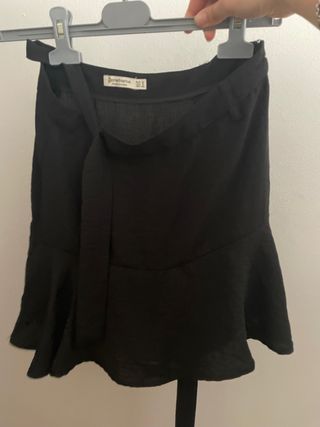 Falda pantalón negra