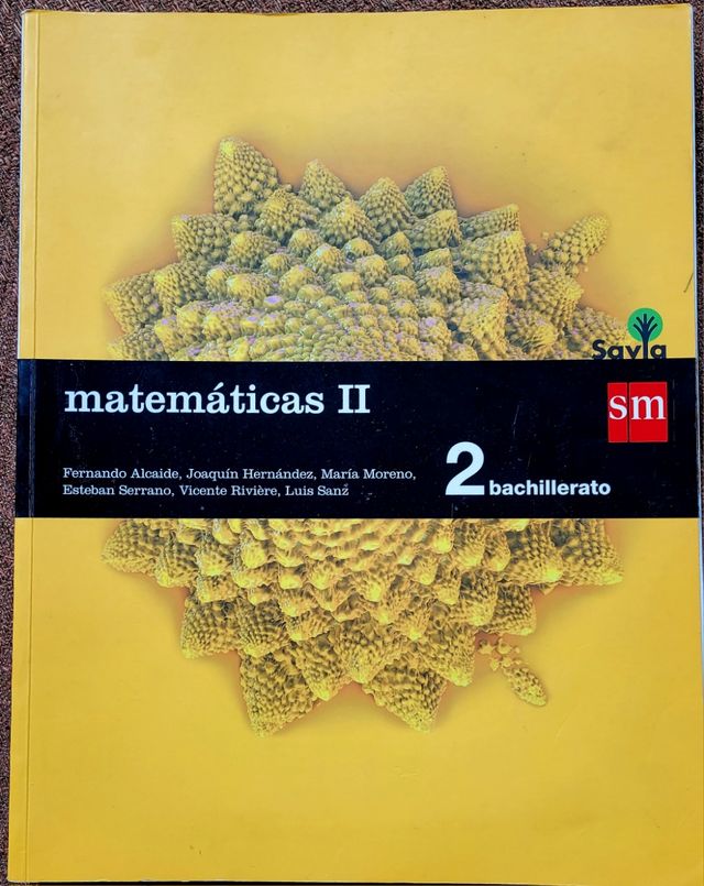 Matemáticas II 2° Bachillerato nuevo