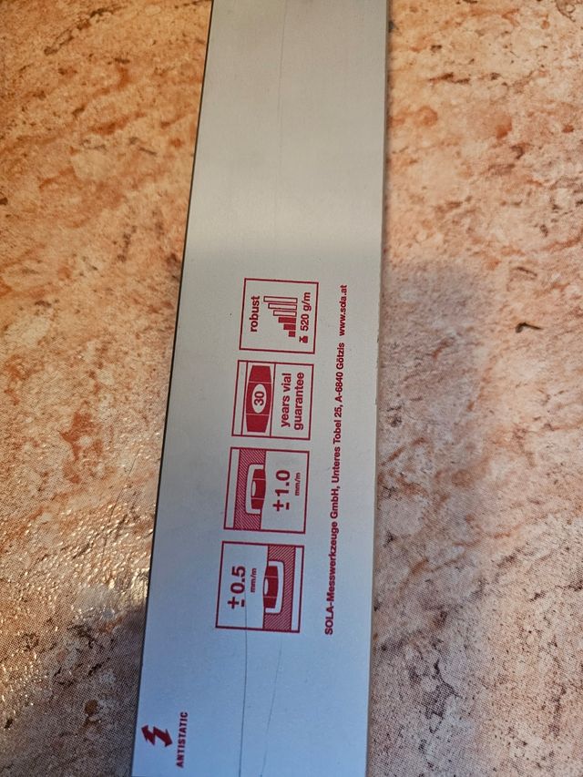 nivel de 2m aluminio, nuevo