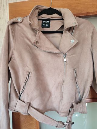 cazadora tipo biker de Lefties talla L
