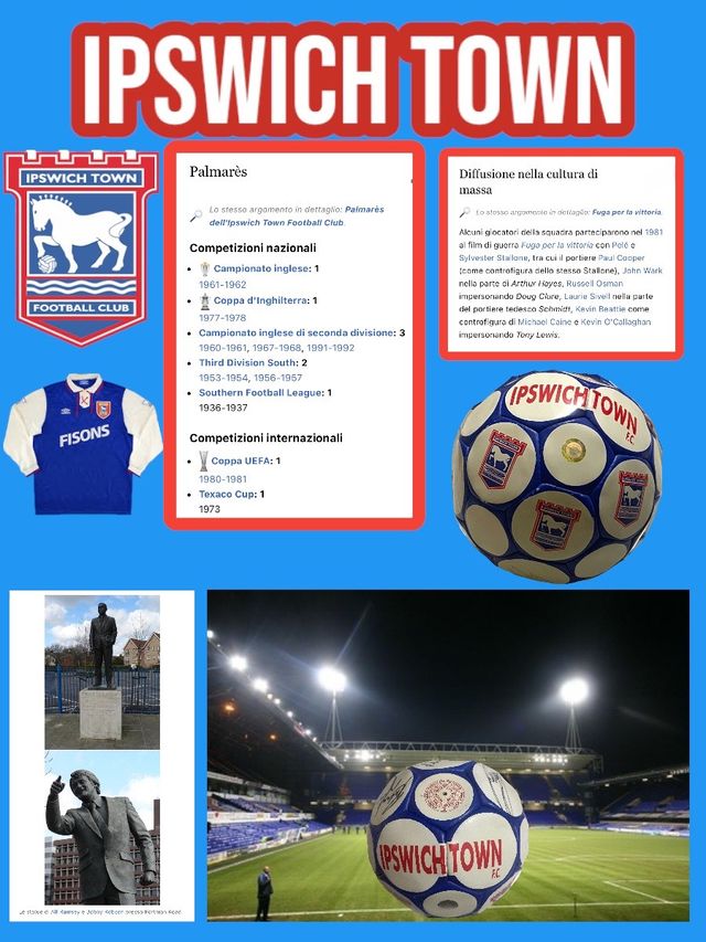 El balón firmado del equipo IPSWICH TOWN 2009/10