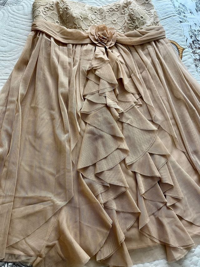 Vestido de palabra de honor