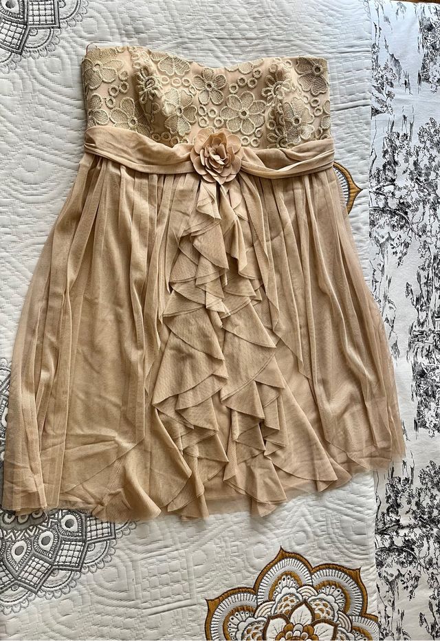 Vestido de palabra de honor