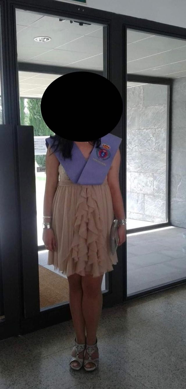 Vestido de palabra de honor