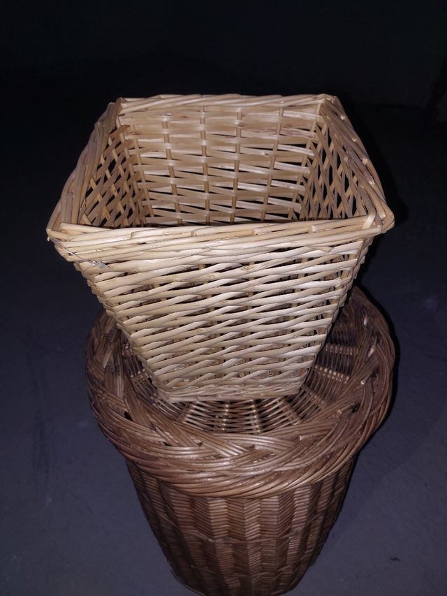 CANASTO Y CESTAS DE MINBRE