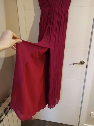 Vestido largo fiesta de Mango