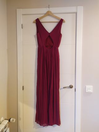 Vestido largo fiesta de Mango