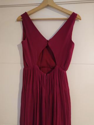 Vestido largo fiesta de Mango