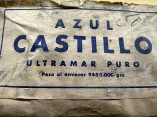 Azul Castillo, 1 Kgr. ultramar puro.