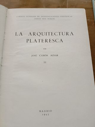 La arquitectura plateresca ( 2 volúmenes )