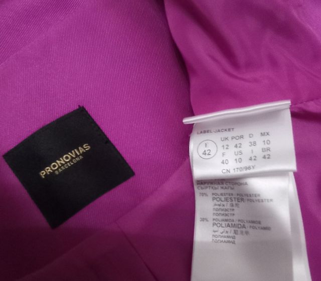 Vestido y chaqueta Pronovias talla 42