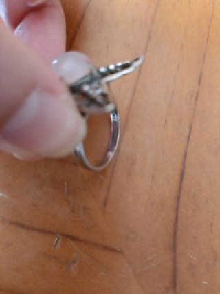 Anillo de plata estrella de mar
