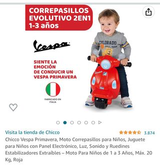 Moto equilibrio Correpasillos