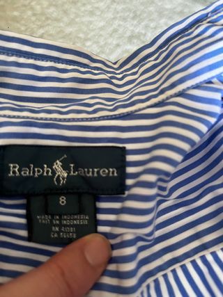 Ralf Lauren camisa niño 