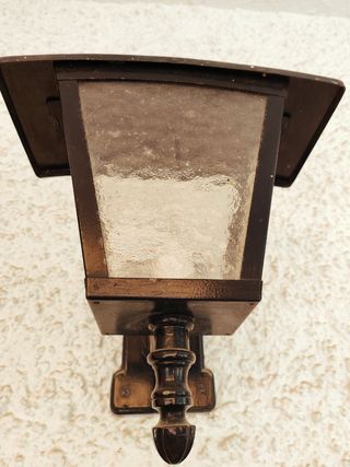 FAROLES EXTERIOR NEGRO