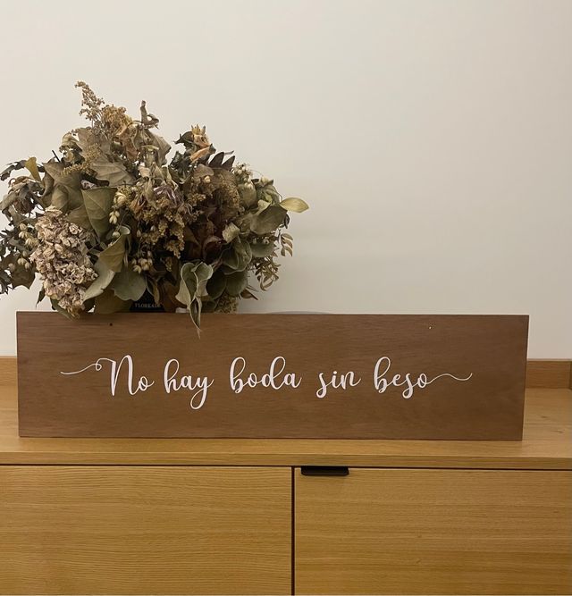 Poster personalizzato «Nessun matrimonio senza bacio»