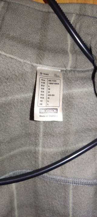 cazadora  hombre Quechua desmontable talla L