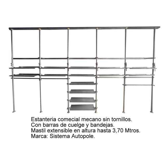 MOBILIARIO COMERCIAL, TIENDAS, ESTANTERIAS