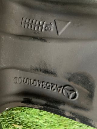 Juego llantas originales mercedes 18"