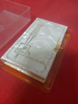 BIBLIA AÑOS 80 SIGLO XX TAPAS NACAR EN CAJA