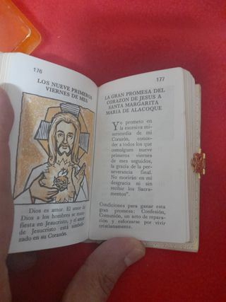 BIBLIA AÑOS 80 SIGLO XX TAPAS NACAR EN CAJA