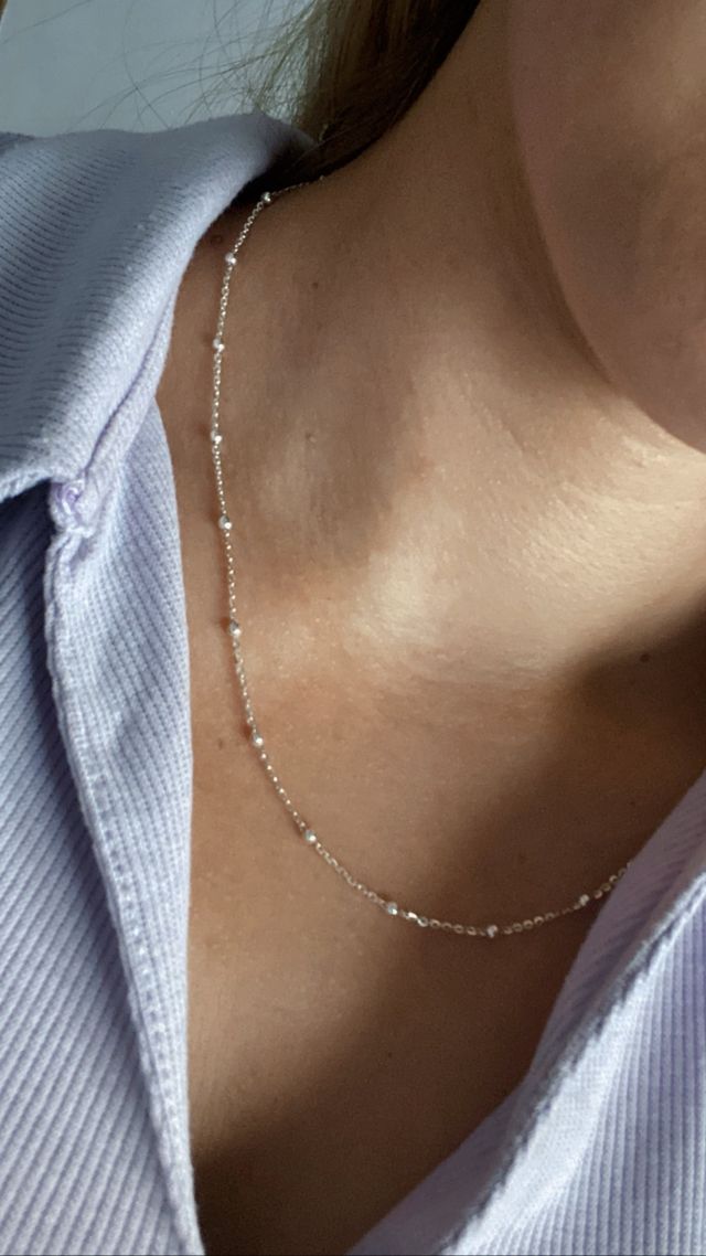 Cadenita con bolas en plata de ley 925