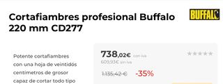Cortafiambres profesional Buffalo 220 mm CD277 nue