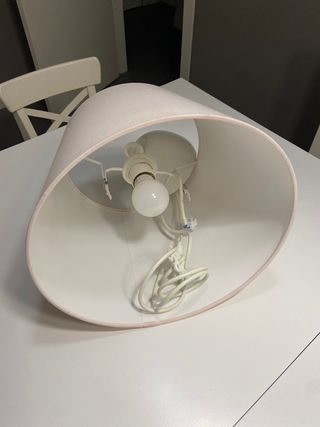 Lámpara techo rosa Ikea