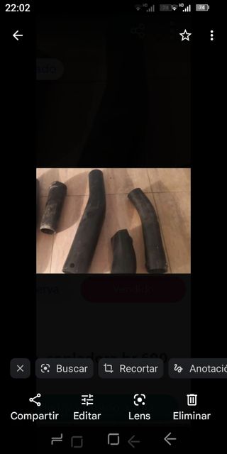 tubo sopladora 400 y br450 y br600nde todo junto
