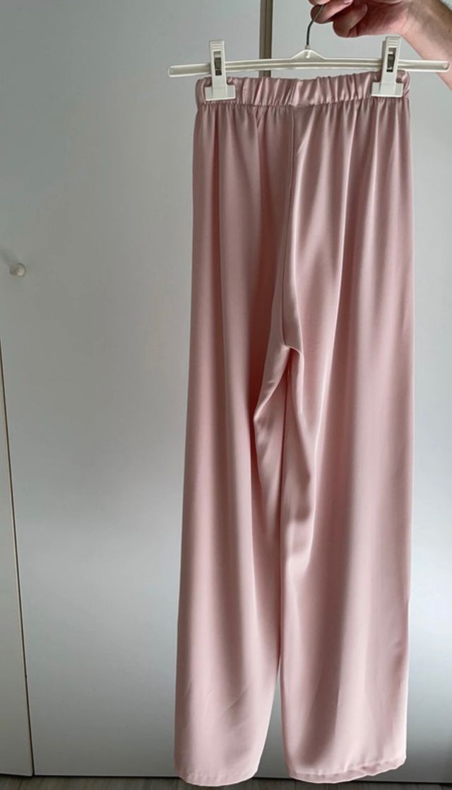 Pantaloni eleganti rosa