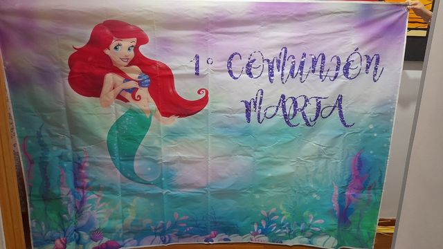 mural para mesa de chuches