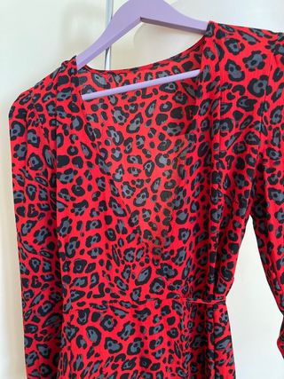 Vestido animal print