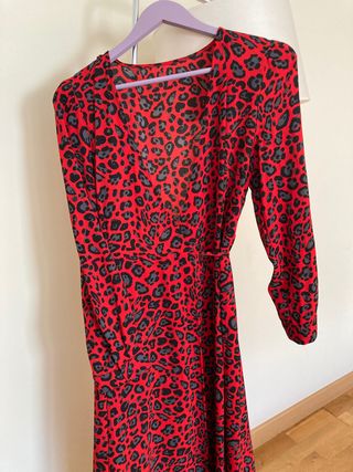 Vestido animal print
