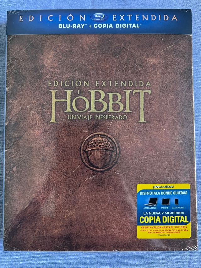 El Hobbit: Un Viaje Inesperado. Blu-ray