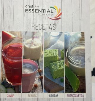 Extractor de zumo de prensado en frio.