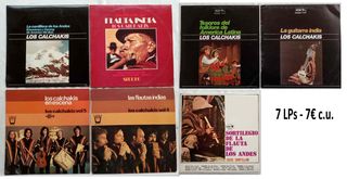 MÚSICA FOLK - 42 discos LPs