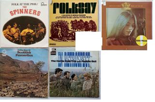 MÚSICA FOLK - 42 discos LPs