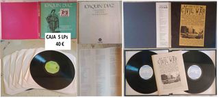 MÚSICA FOLK - 42 discos LPs