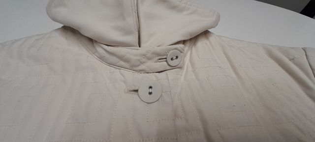 Giacca color panna mezza stagione