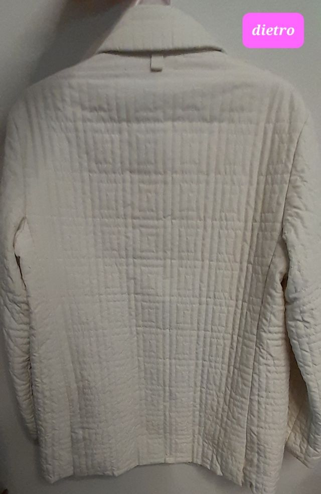 Giacca color panna mezza stagione