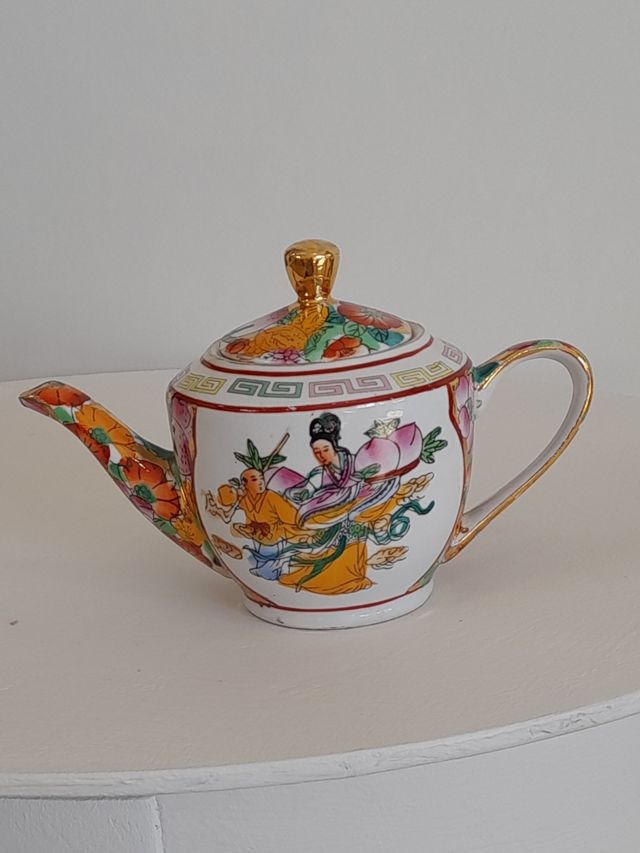 Set da Sakè Vintage Porcellana